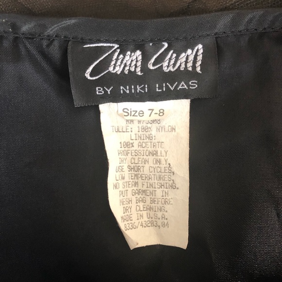 VINTAGE | ZUM ZUM NIKKI LIVAS Tulle Midi Skirt - Picture 5 of 5